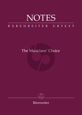 Notes. The Musician's Choice Bärenreiter notebook with the Beethoven aubergine cover