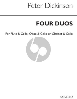 Dickinson 4 Duos for Flute or Oboe/Clarinet and Violoncello