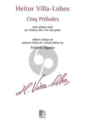 Villa-Lobos 5 Preludes Guitar (Frederic Zigante) (Signature Series)