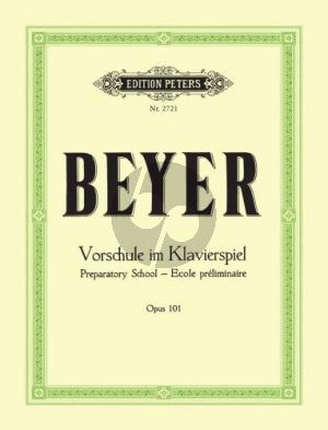 Vorschule im Klavierspiel Op.101 Klavier