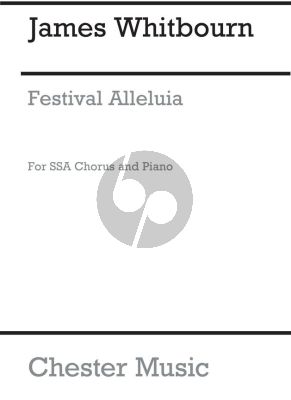 Whitbourn Festival Alleluia SSA and Piano