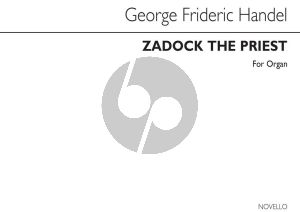 Handel Zadok the Priest for Organ