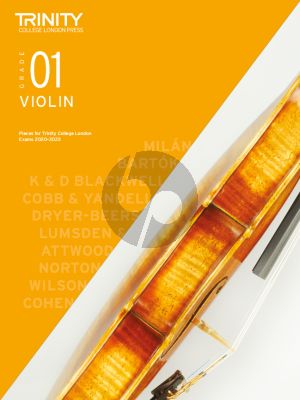 Trinity Violin Exam Pieces 2020-2023 Grade 1 for Violin and Piano