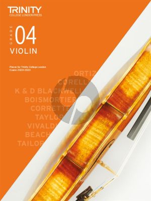 Trinity Violin Exam Pieces 2020-2023 Grade 4 (Violin-Piano)