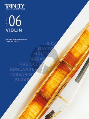 Trinity Violin Exam Pieces 2020-2023 Grade 6 (Violin-Piano)