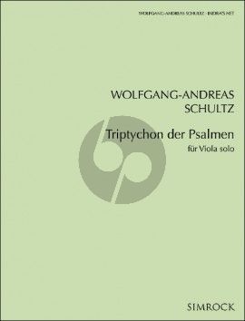 Schultz Triptychon der Psalmen Viola solo