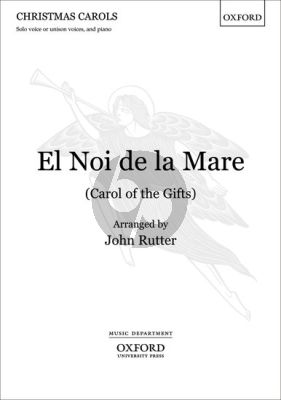 Rutter El Noi de la Mare (Carol of the Gifts) Vocal Score