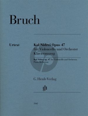 Bruch Kol Nidrei Op. 47 für Violoncello und Orchester (Klavierauszug) (Annette Oppermann)