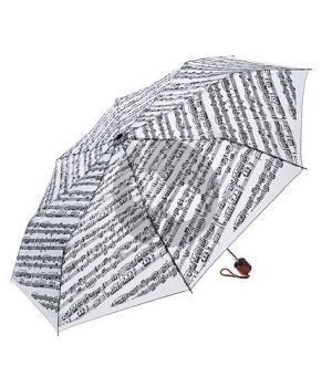 Mini Reis Paraplu Wit (Mini Travel Umbrella: Sheet Music (White))