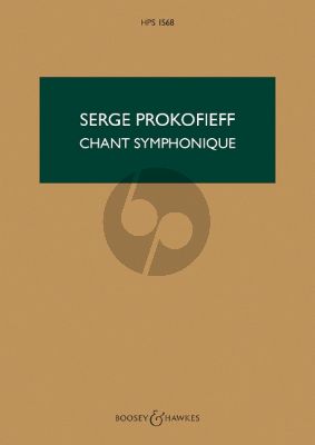 Prokofieff Chant Symphonique Op. 57 Orchestra (Study Score)