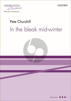 Churchill In the bleak mid-winter SATB-Piano with Percussion