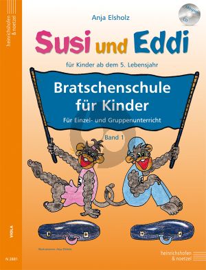 Elsholz Susi und Eddi - Bratschenschule fur Kinder (Book with CD)