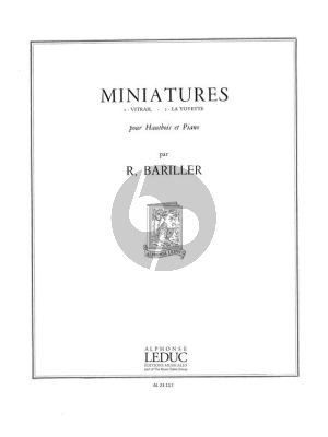 Bariller Miniatures for Oboe and Piano