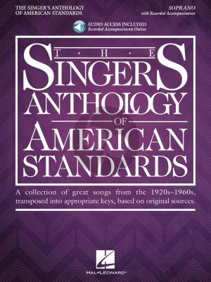 The Singer's Anthology of American Standards Soprano (Book with Audio online) (Richard Walters)