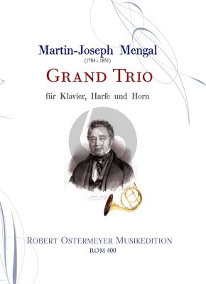 Mengal Grand Trio for Piano- Harp and Horn (Score/Parts)