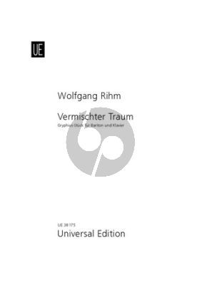 Rihm Vermischter Traum Bariton und Klavier