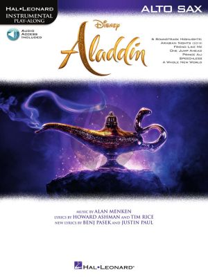 Menken Aladdin for Alto Saxophone (Instrumental Play-Along) (Book with Audio online)