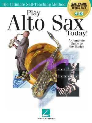 Gillette Play Alto Sax Today! (Beginner's Pack: Method Books 1 & 2 Plus Online Audio & Video)