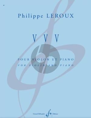 Leroux V V V for Violin and Piano