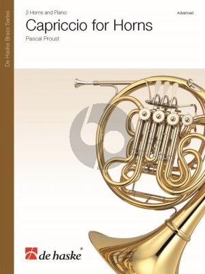 Proust Capriccio for 3 Horns with Piano (Score/Parts)