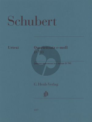 Schubert Streichquartettsatz c-moll D 703 Stimmen