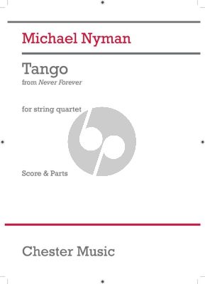 Nyman Tango String Quartet ((from Never Forever)) (Score/Parts)