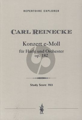 Reinecke Konzert e-moll Op. 182 Harfe und Orchester (Studienpartitur)