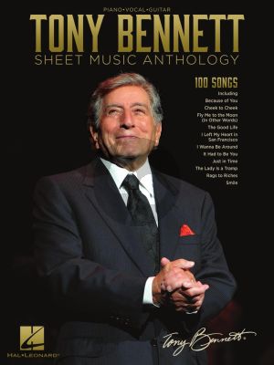 Tony Bennett Sheet Music Anthology Piano-Vocal-Guitar