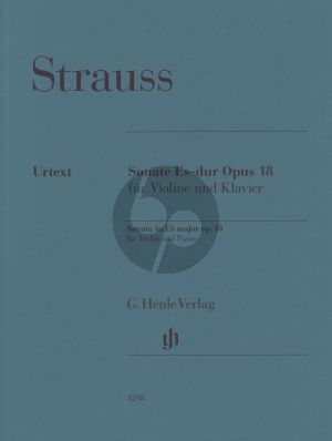 Strauss Violin Sonata E flat major op. 18