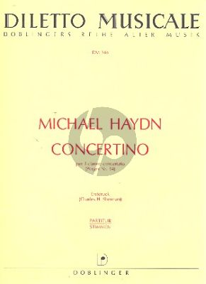 Haydn Concertino C-dur P. .34 Trompete-Orchester Partitur (Partitur) (Charles H. Sherman)
