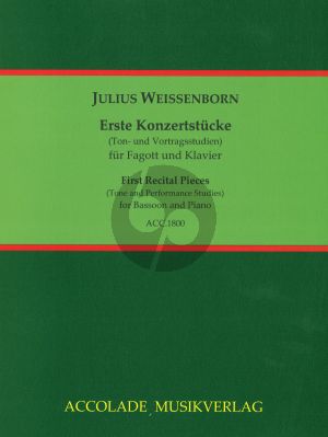 Weissenborn Konzertstücke für Anfänger Fagott und Klavier