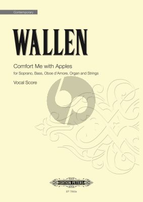 Wallen Comfort Me With Apples Soprano-Bass with Oboe d'Amore-Organ and Strings (Vocal Score)