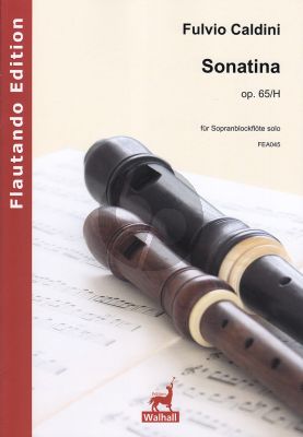 Caldini Sonatina Op. 65/H Sopranblockflöte solo