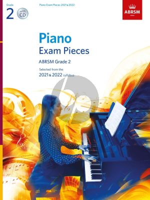 ABRSM Piano Exam Pieces 2021 & 2022 Grade 2 Book with Cd