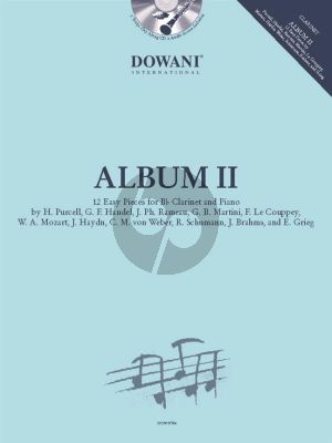 Album 2 Clarinet and Piano (Book with CD and Audio online) (Dowani 3 Tempi Play-Along)