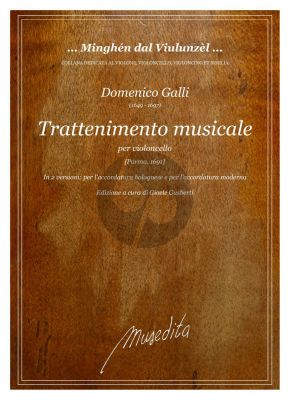 Galli Trattenimento musicale Violoncello solo (12 Sonatas (Parma 1691) (edited by Gioele Gusberti)