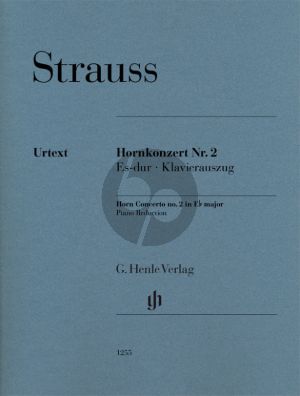 Strauss Konzert No. 2 Es-dur Horn und Orchester (Klavierauszug) (Hans Pizka)