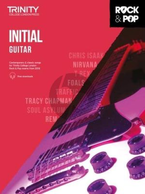 Album Trinity Rock & Pop 2018 Guitar Initial Book with Audio Online