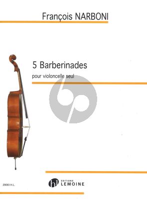 Narboni 5 Barberinades Cello solo
