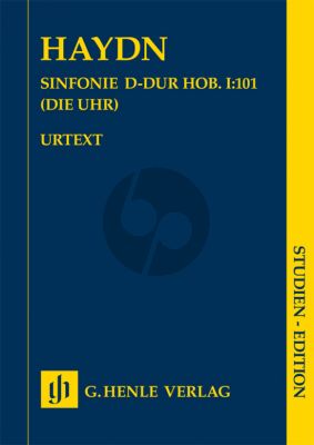 Haydn Symphony D-major Hob. I:101 (Die Uhr / The Clock) (Study Score) (edited by Horst Walter)