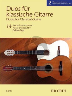 Duos für klassische Gitarre 2 (arr. Fabian Payr)