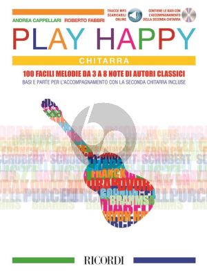 Play Happy for Guitar (Book with CD and MP3) (Andrea Cappellari and Roberto Fabbri)