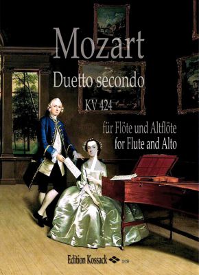 Mozart Duetto secondo KV 424 für Flöte und Altflöte (Part./Stimmen) (transcr. Barbara Hill)