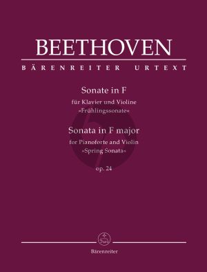 Beethoven Sonata F-major Op. 24 "Spring Sonata" Violin and Piano (Clive Brown)