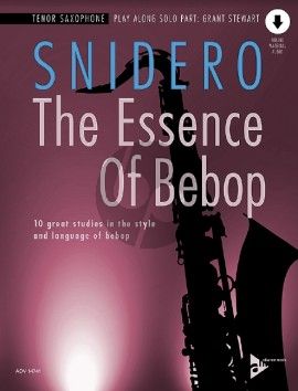 Snidero The Essence Of Bebop for Tenor Saxophone (10 great studies in the style and language of bebop) (Book with Audio online)