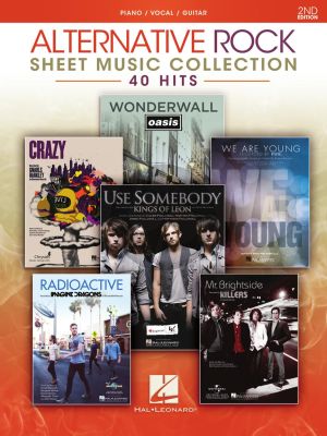 Alternative Rock Sheet Music Collection Piano-Vocal-Guitar (2nd edition)