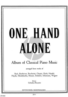 Album of 17 well-known Pieces arranged for either left hand or right hand solo (Bruno Schultze-Biesantz)