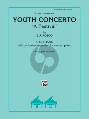 Rosco Youth Concerto 'A Festival' for 2 Piano's 4 Hands (2 Copies Included) (Level: Intermediate)