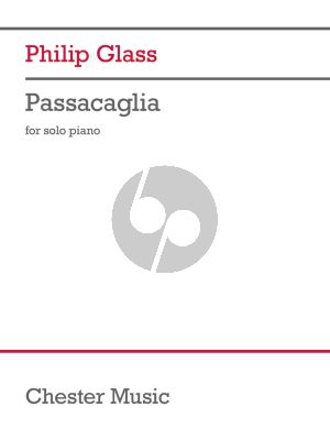 Glass Passacaglia Piano solo