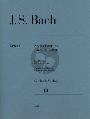 Bach 6 Partiten BWV 825 - 830 Piano (without fingering) (edited by Ullrich Scheideler)